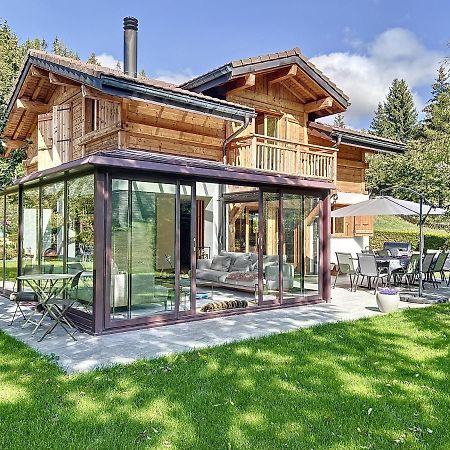 Villa Chalet Niva Crans-Montana Exterior foto