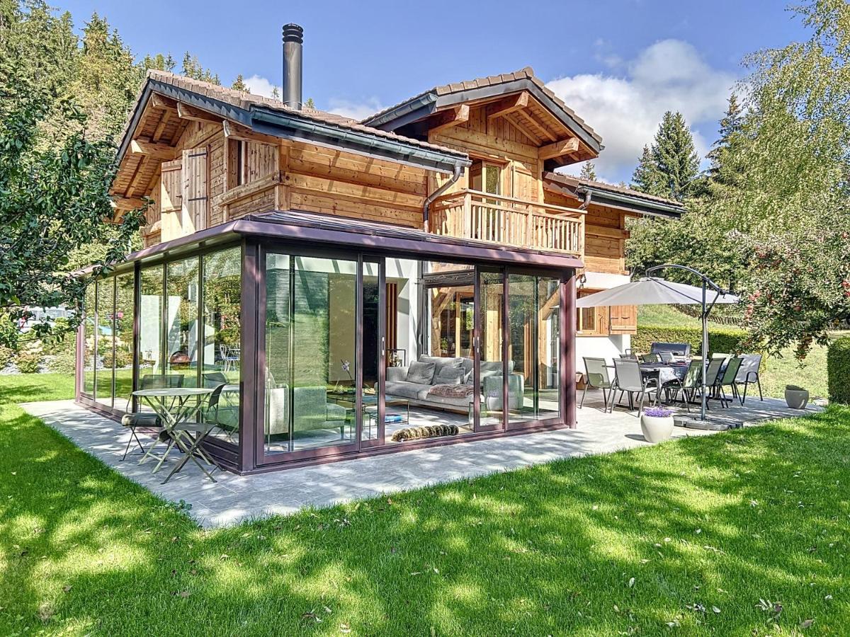 Villa Chalet Niva Crans-Montana Exterior foto